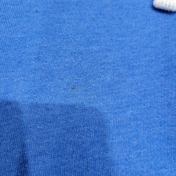 PINK Victoria's Secret 1/4 zip hooded sweatshirt Women's Size Small blue - Picture 4 of 9